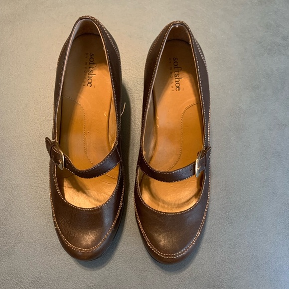 Soft Shoe by Medicus (Brenda) size 7.5 dark brown - Picture 2 of 9